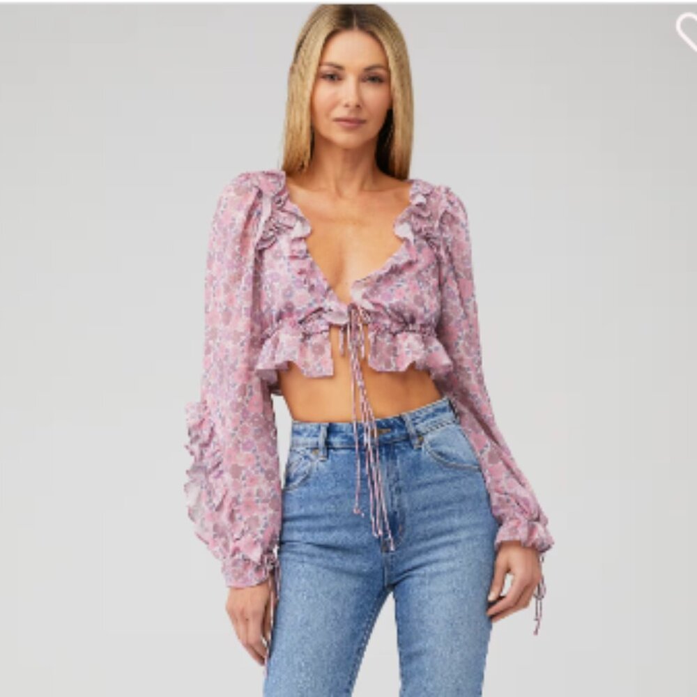 For Love & Lemons SIMONA TOP size XS